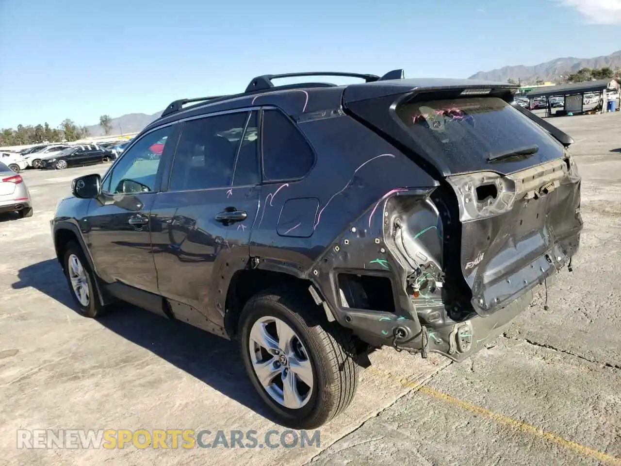2 Photograph of a damaged car 2T3W1RFV9MC155194 TOYOTA RAV4 2021