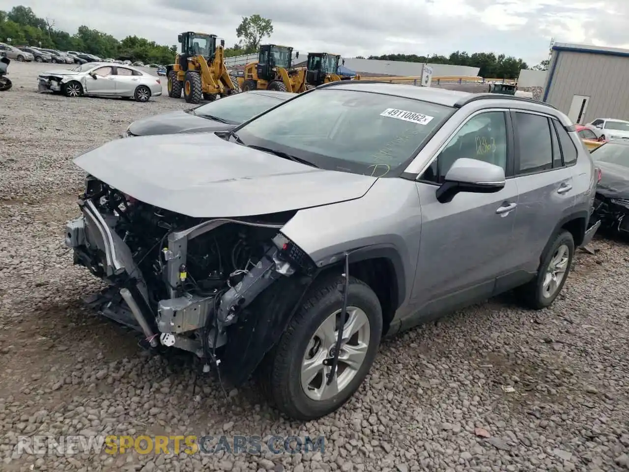 2 fotografías del automóvil dañado 2T3W1RFV9MC156460 TOYOTA RAV4 2021
