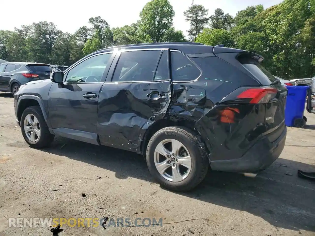 2 Photograph of a damaged car 2T3W1RFV9MC163893 TOYOTA RAV4 2021