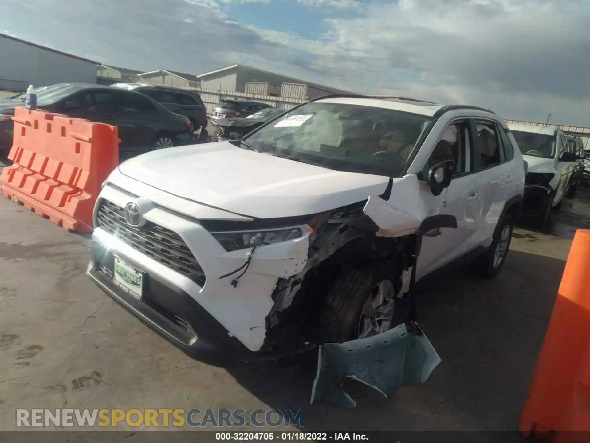 2 Photograph of a damaged car 2T3W1RFV9MC164350 TOYOTA RAV4 2021