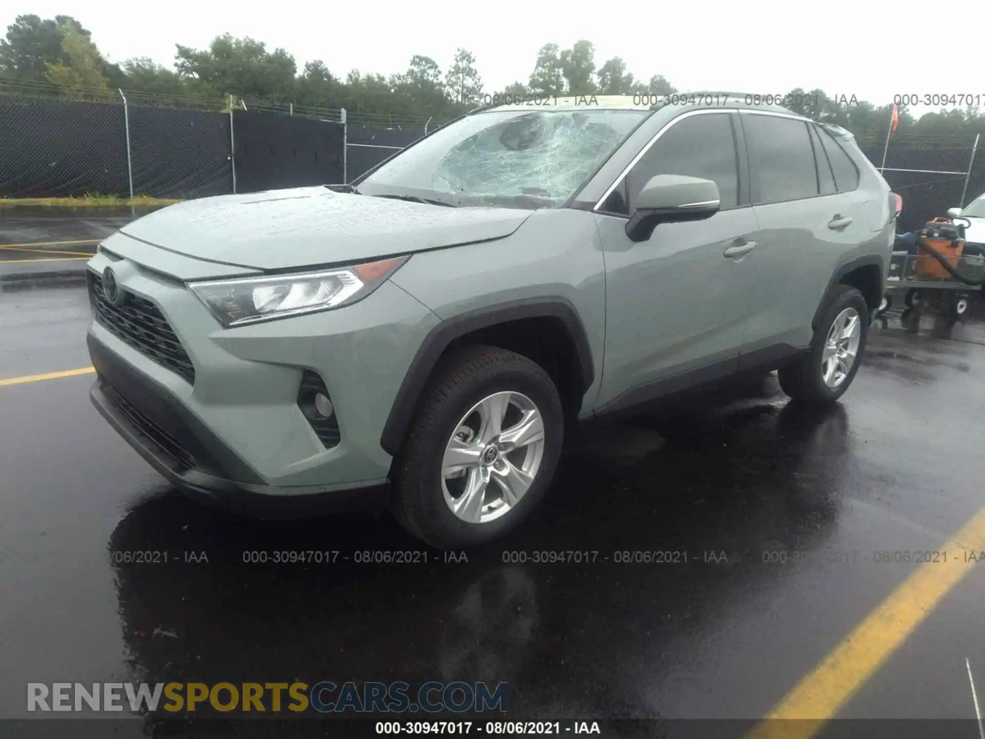 2 Photograph of a damaged car 2T3W1RFV9MW135218 TOYOTA RAV4 2021