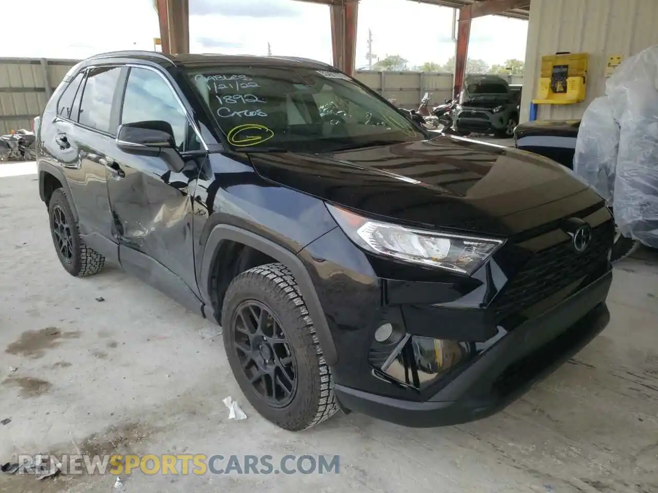 1 fotografías del automóvil dañado 2T3W1RFV9MW141892 TOYOTA RAV4 2021