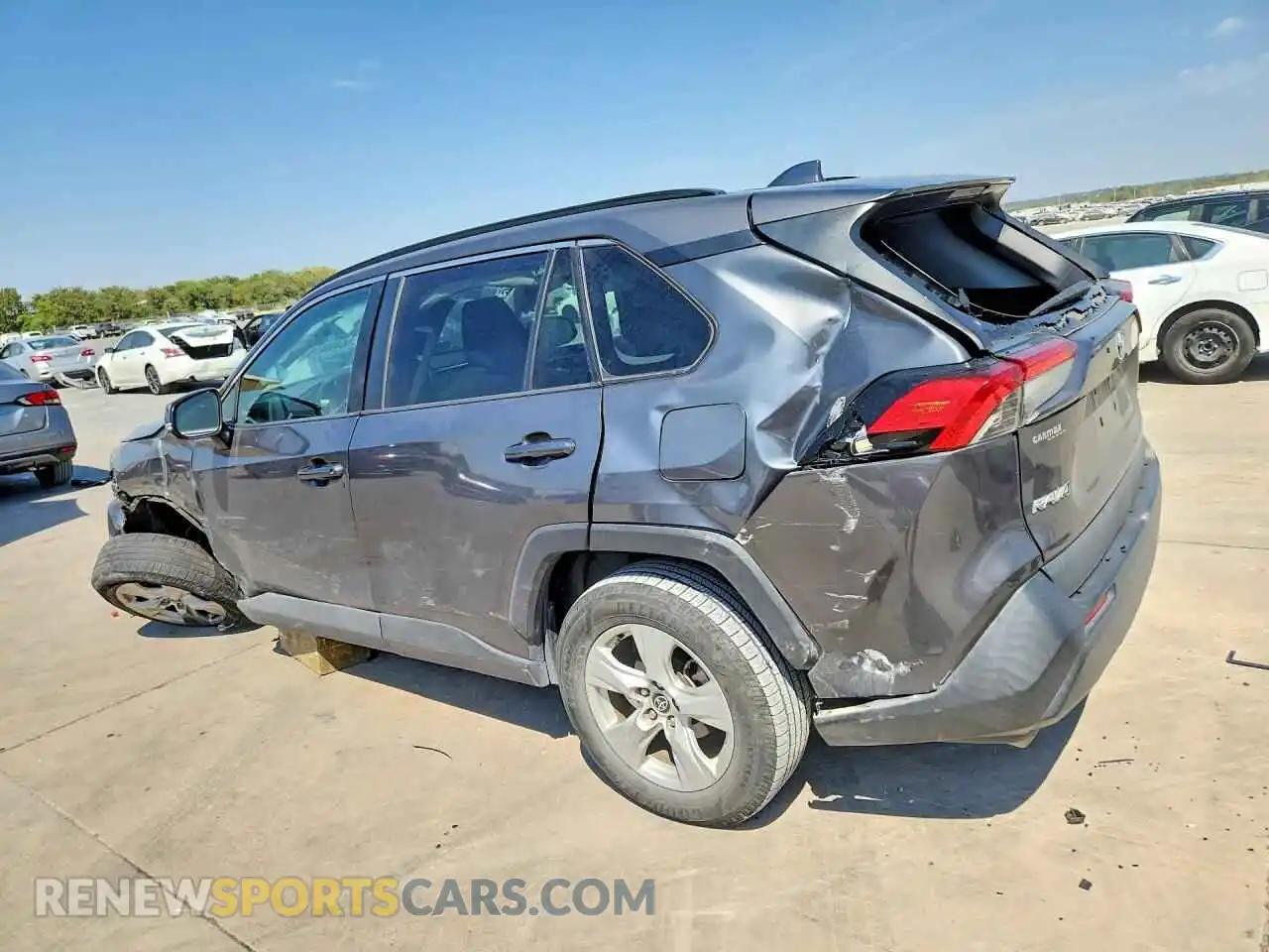 2 Photograph of a damaged car 2T3W1RFV9MW149345 TOYOTA RAV4 2021
