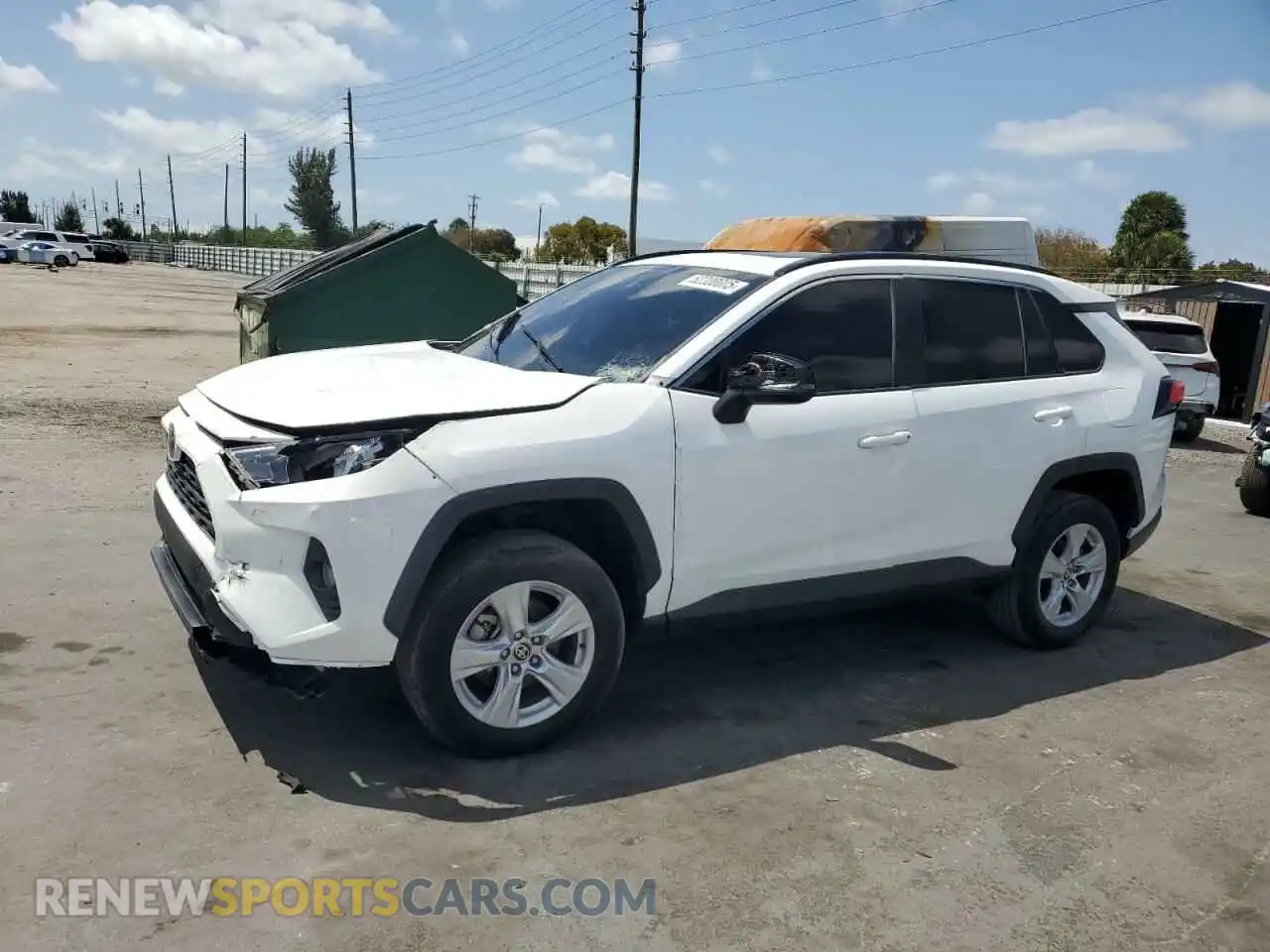 1 Photograph of a damaged car 2T3W1RFV9MW166971 TOYOTA RAV4 2021