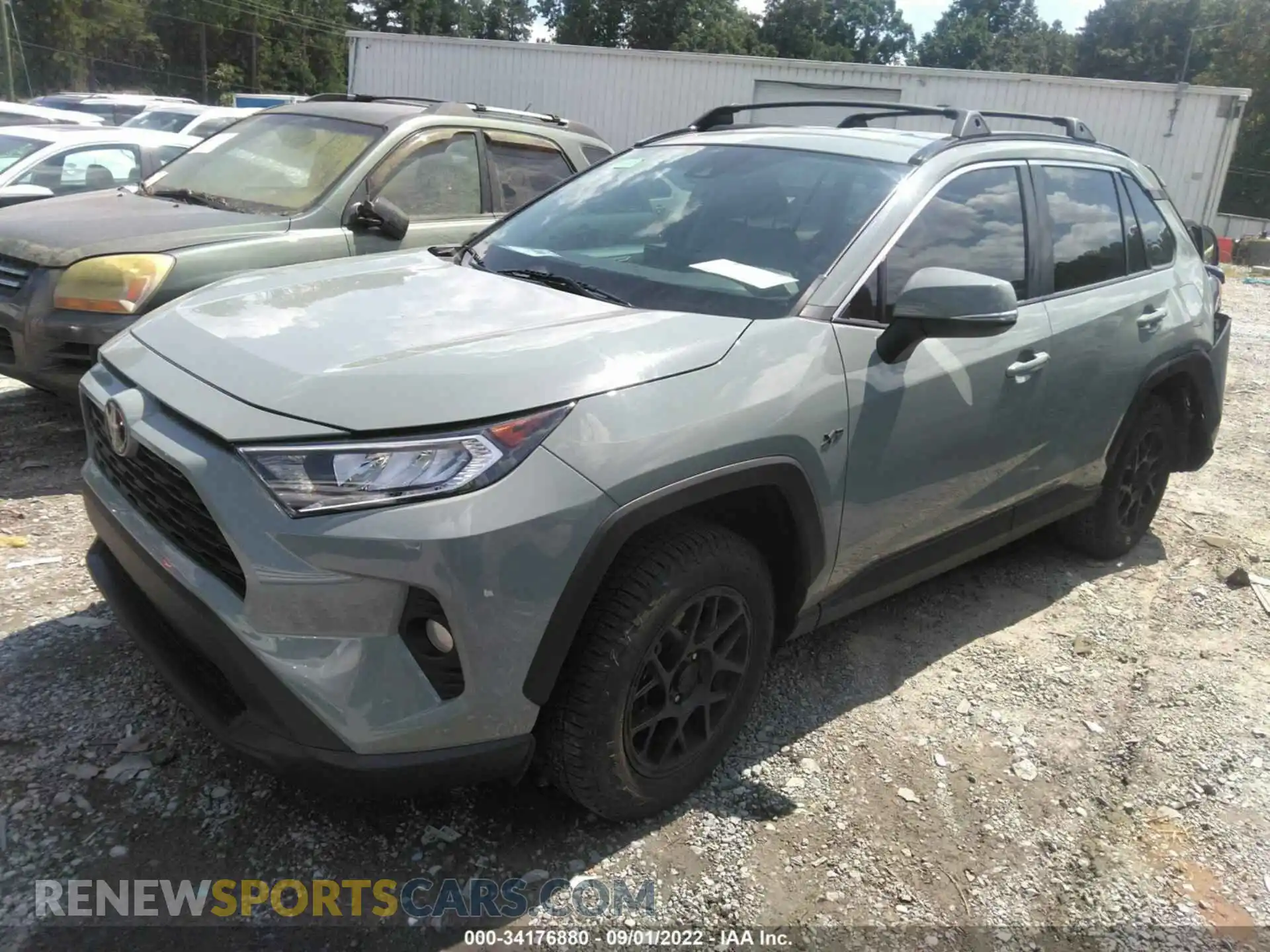 2 Photograph of a damaged car 2T3W1RFV9MW175377 TOYOTA RAV4 2021