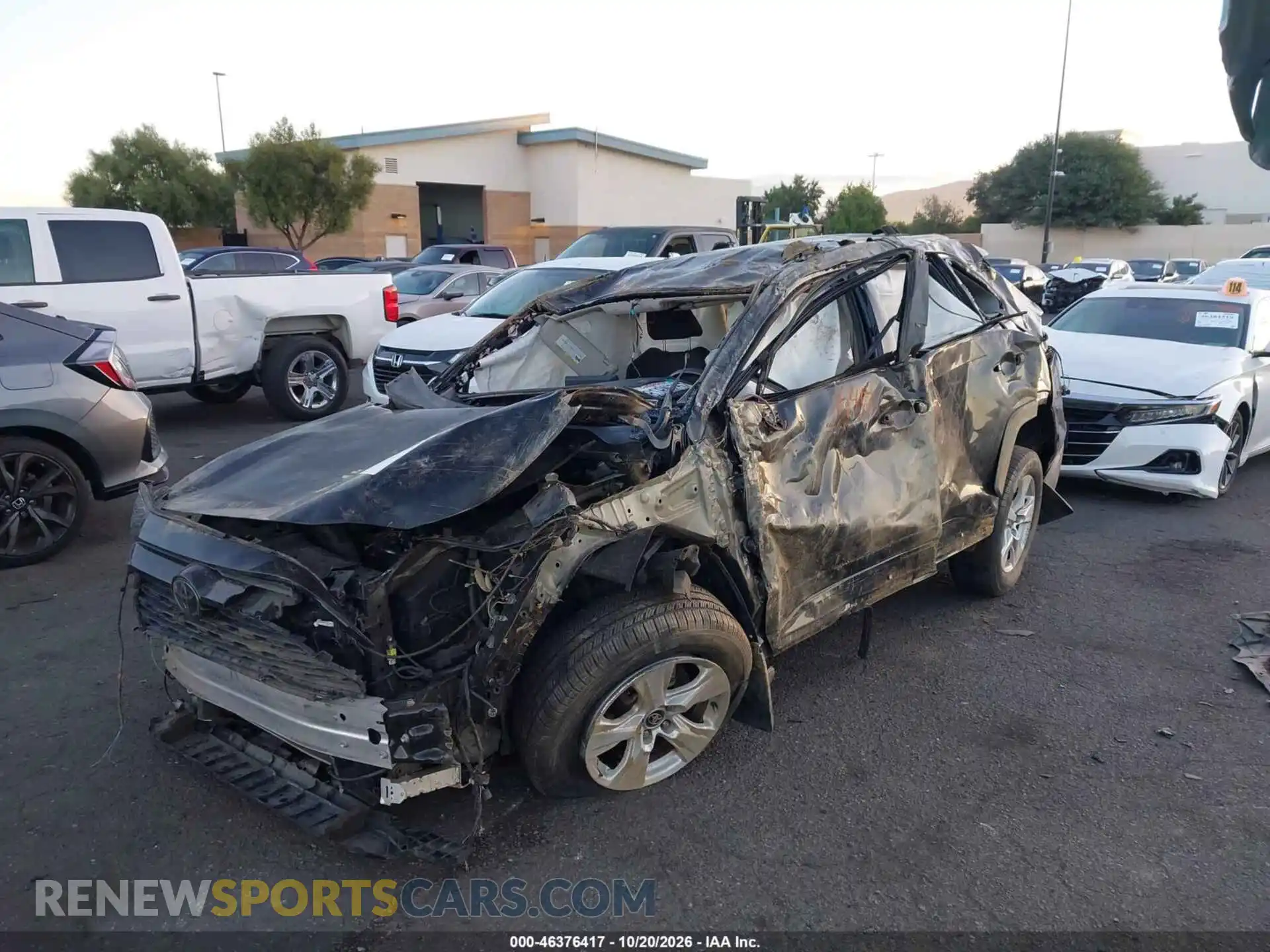 2 Фотография поврежденного автомобиля 2T3W1RFVXMC086547 TOYOTA RAV4 2021