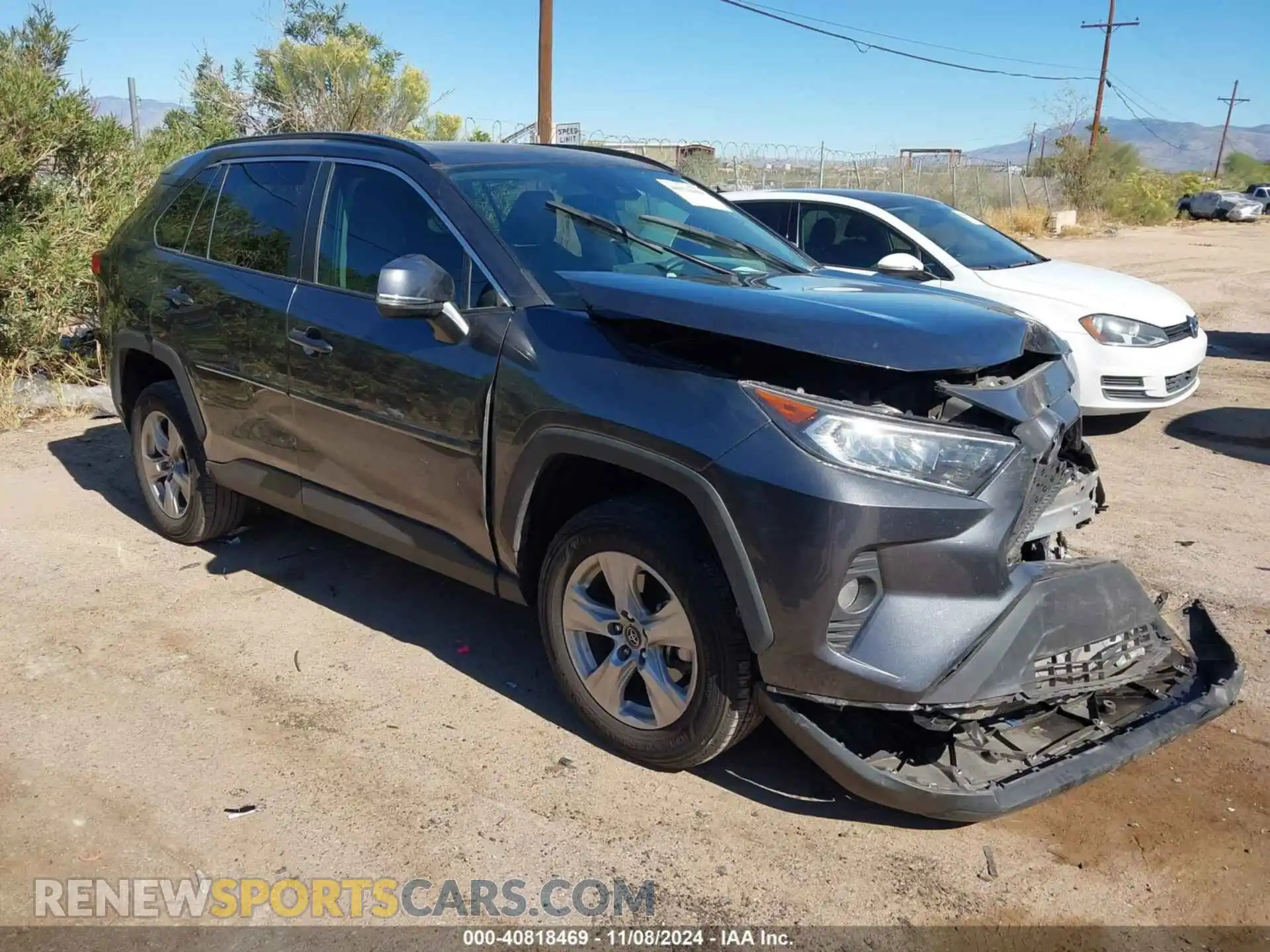 1 Photograph of a damaged car 2T3W1RFVXMC102861 TOYOTA RAV4 2021