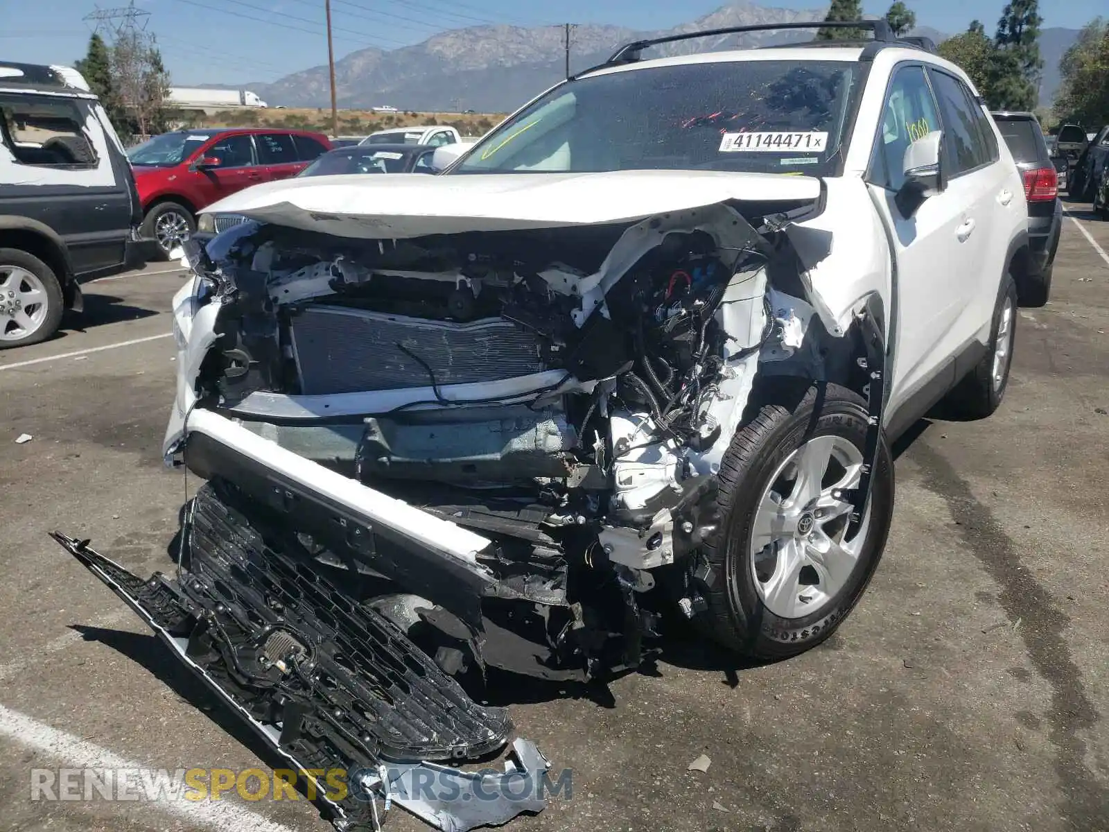 2 Photograph of a damaged car 2T3W1RFVXMC117537 TOYOTA RAV4 2021