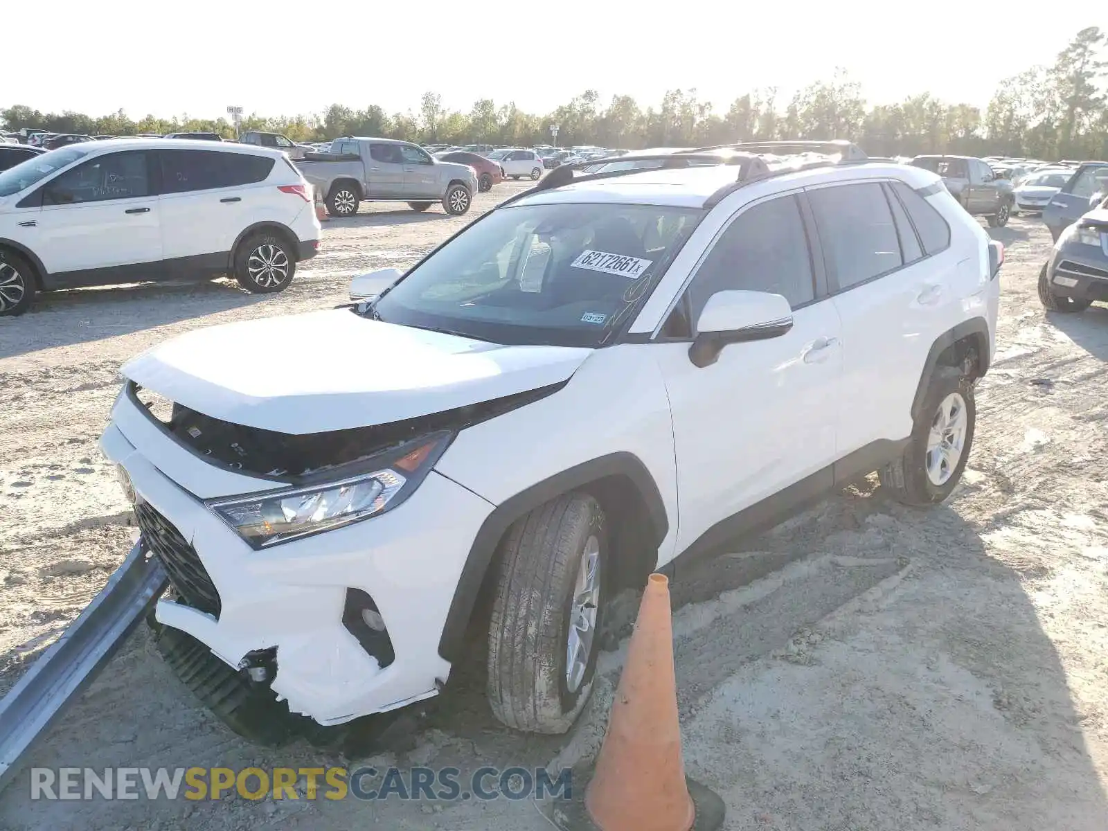 2 Photograph of a damaged car 2T3W1RFVXMC119918 TOYOTA RAV4 2021