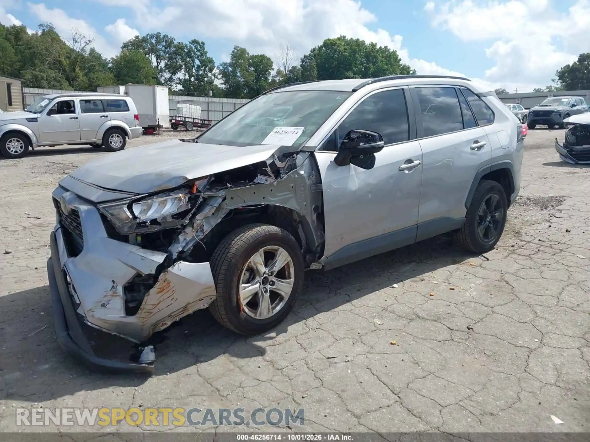 2 Photograph of a damaged car 2T3W1RFVXMC137867 TOYOTA RAV4 2021