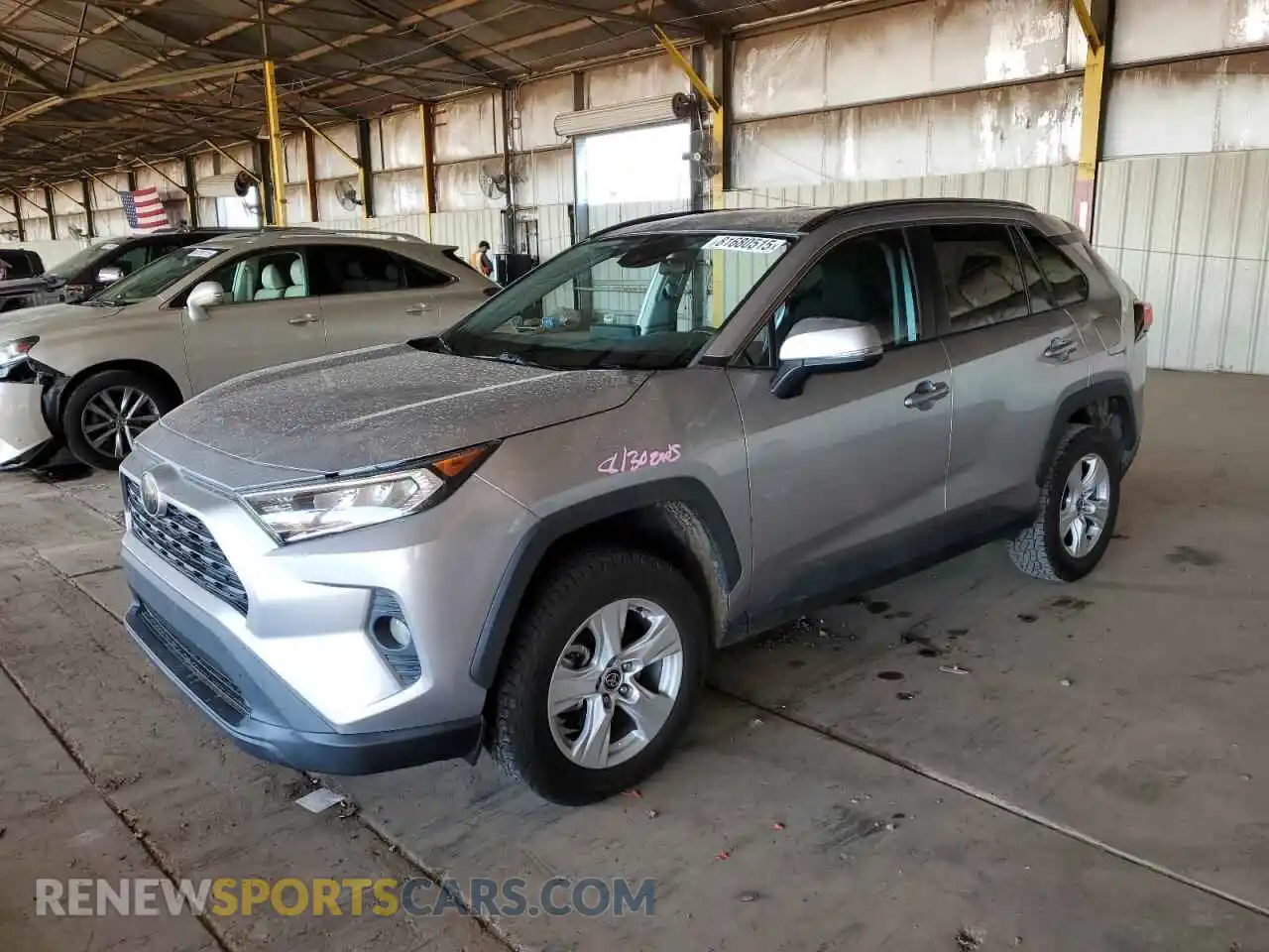 1 Photograph of a damaged car 2T3W1RFVXMC141904 TOYOTA RAV4 2021