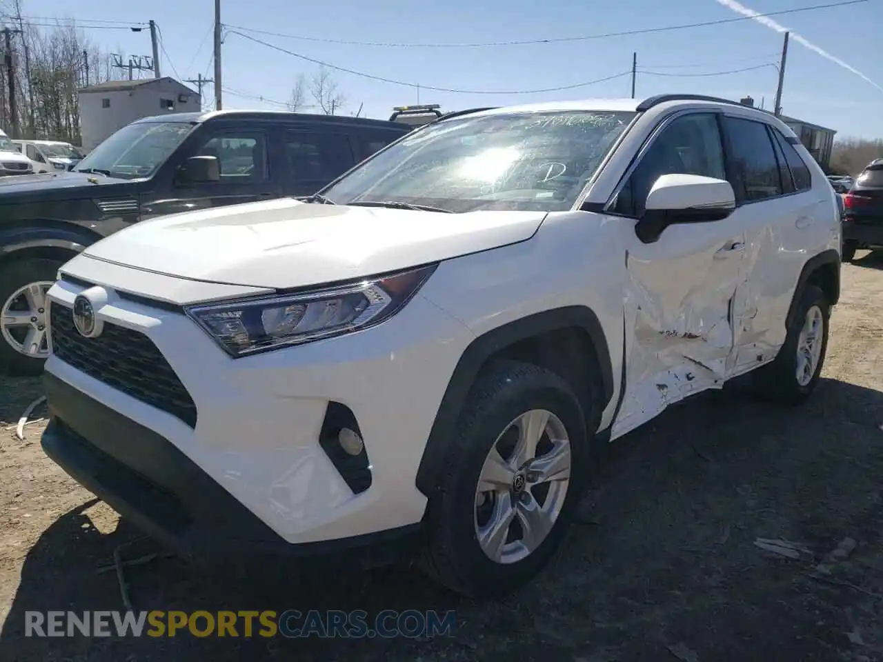 2 Photograph of a damaged car 2T3W1RFVXMC152613 TOYOTA RAV4 2021