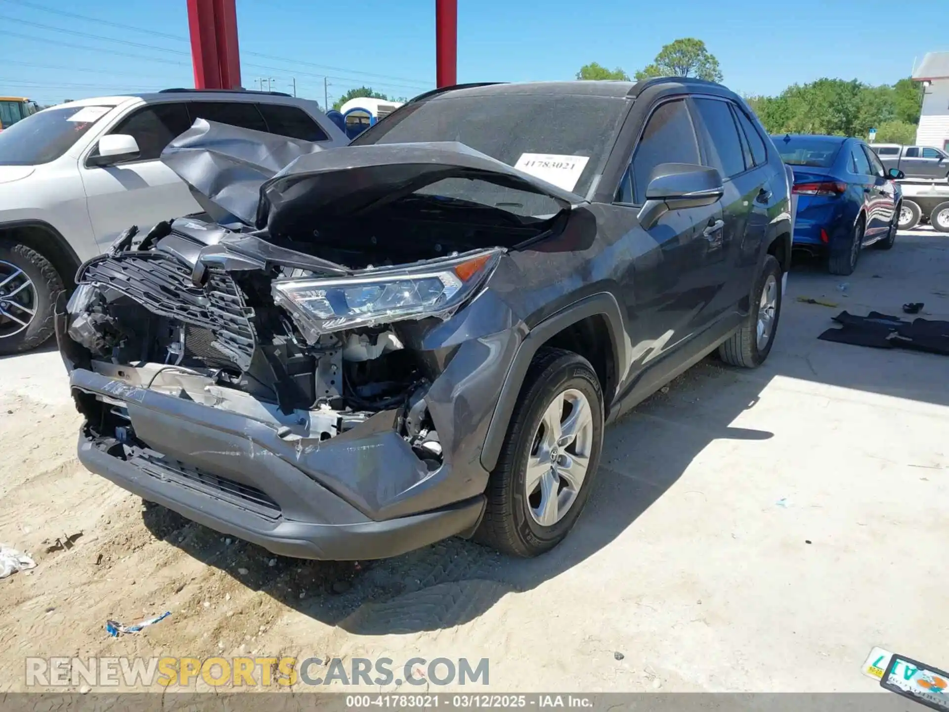 2 Photograph of a damaged car 2T3W1RFVXMW108061 TOYOTA RAV4 2021
