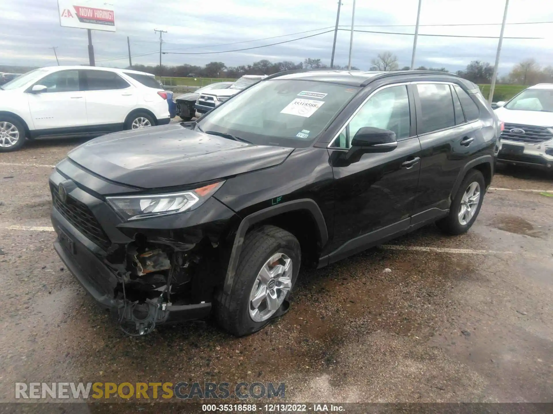 2 Photograph of a damaged car 2T3W1RFVXMW120095 TOYOTA RAV4 2021