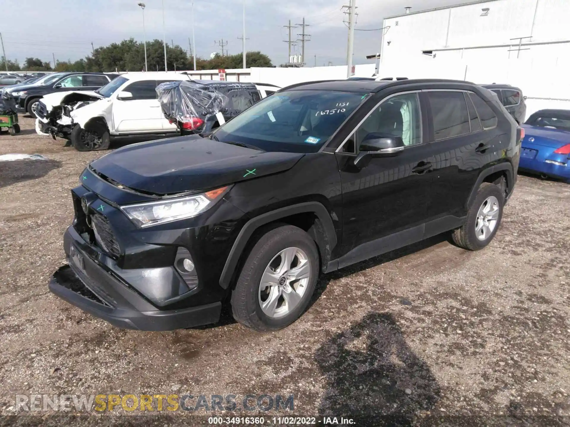 2 Photograph of a damaged car 2T3W1RFVXMW131663 TOYOTA RAV4 2021
