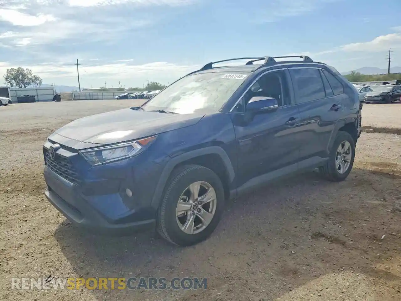 1 Photograph of a damaged car 2T3W1RFVXMW132831 TOYOTA RAV4 2021