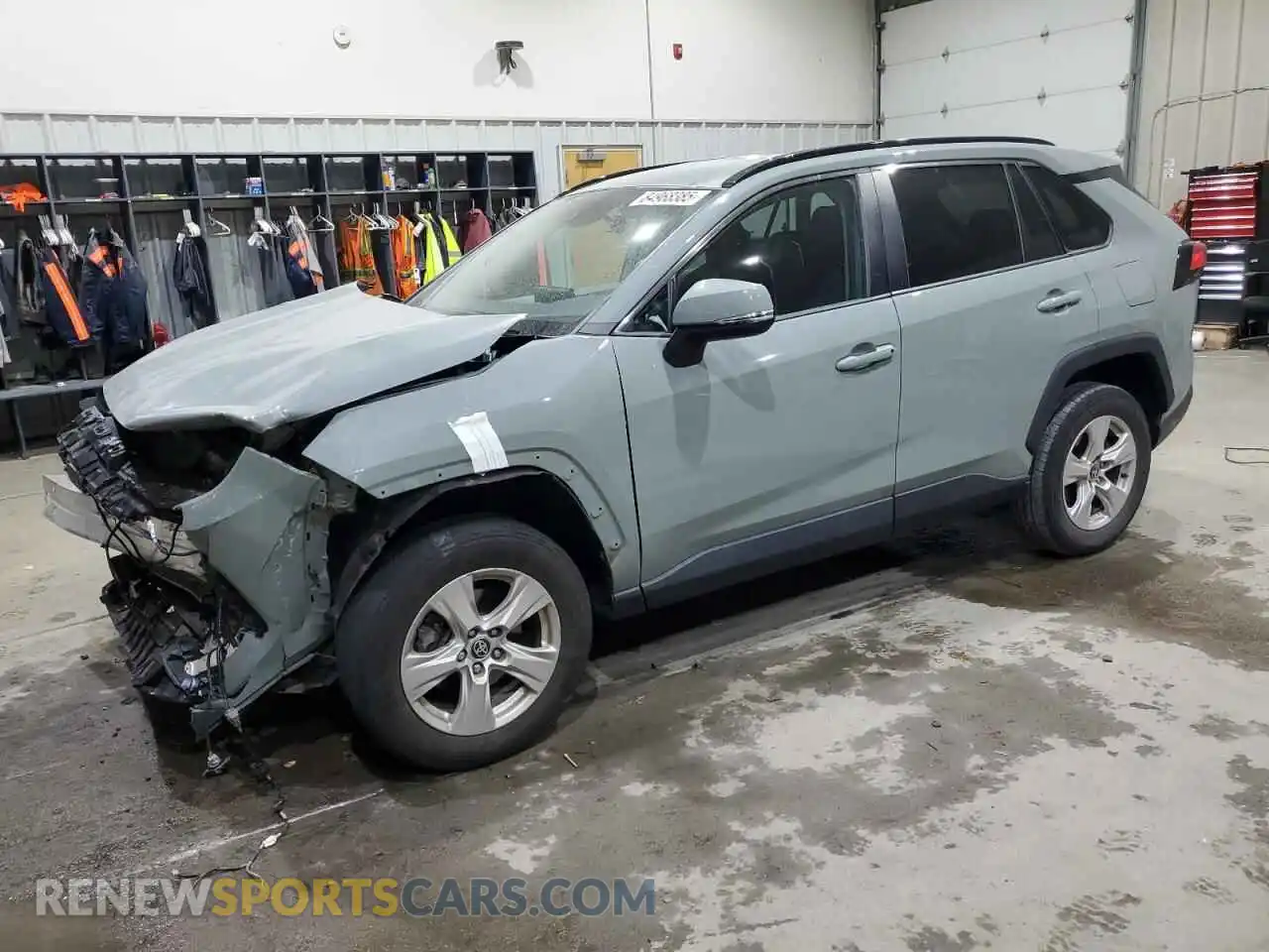 1 Photograph of a damaged car 2T3W1RFVXMW149712 TOYOTA RAV4 2021