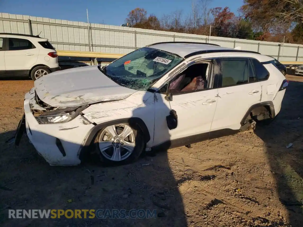 1 Photograph of a damaged car 2T3W1RFVXMW153503 TOYOTA RAV4 2021