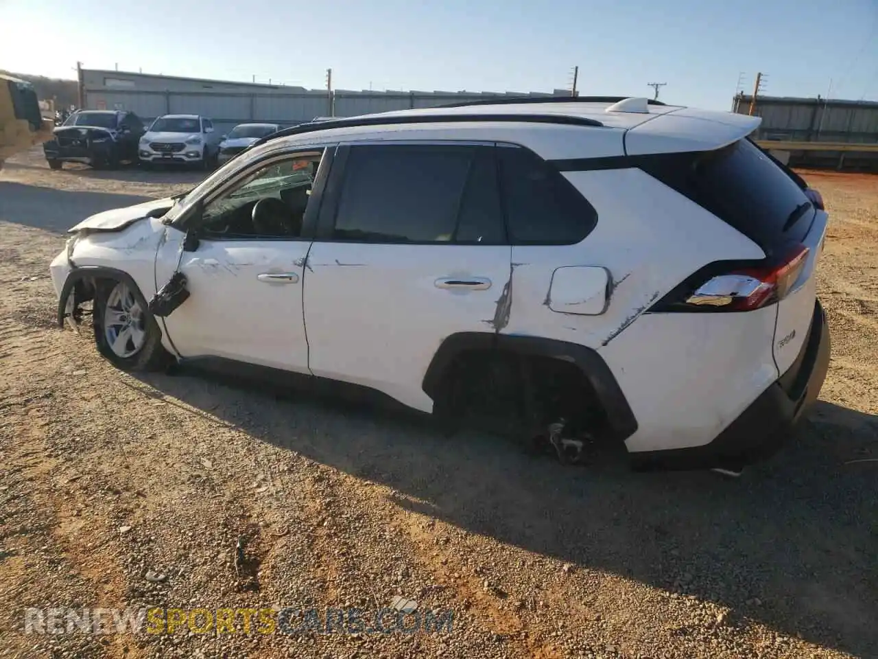 2 Photograph of a damaged car 2T3W1RFVXMW153503 TOYOTA RAV4 2021