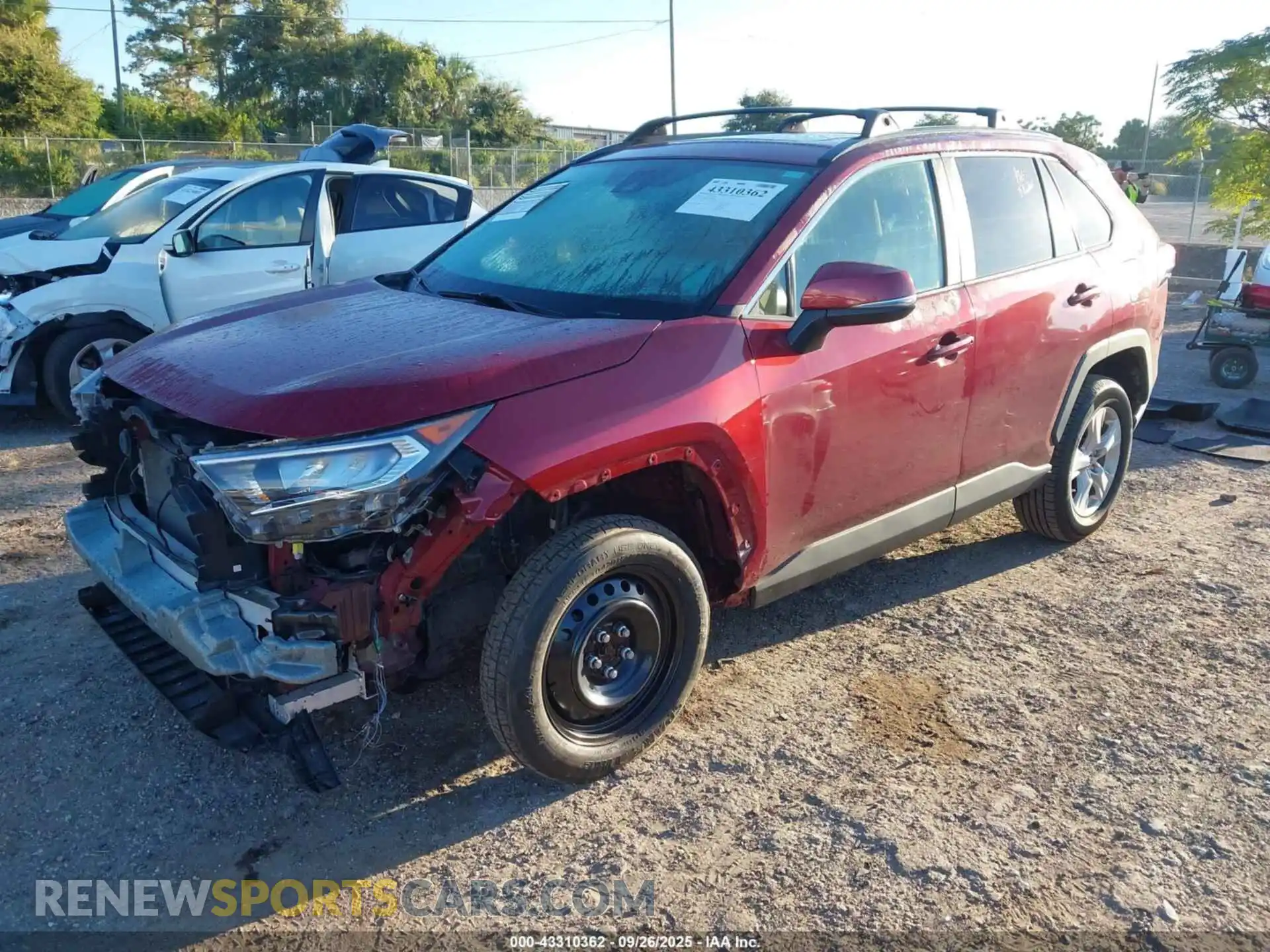 2 Photograph of a damaged car 2T3W1RFVXMW160032 TOYOTA RAV4 2021