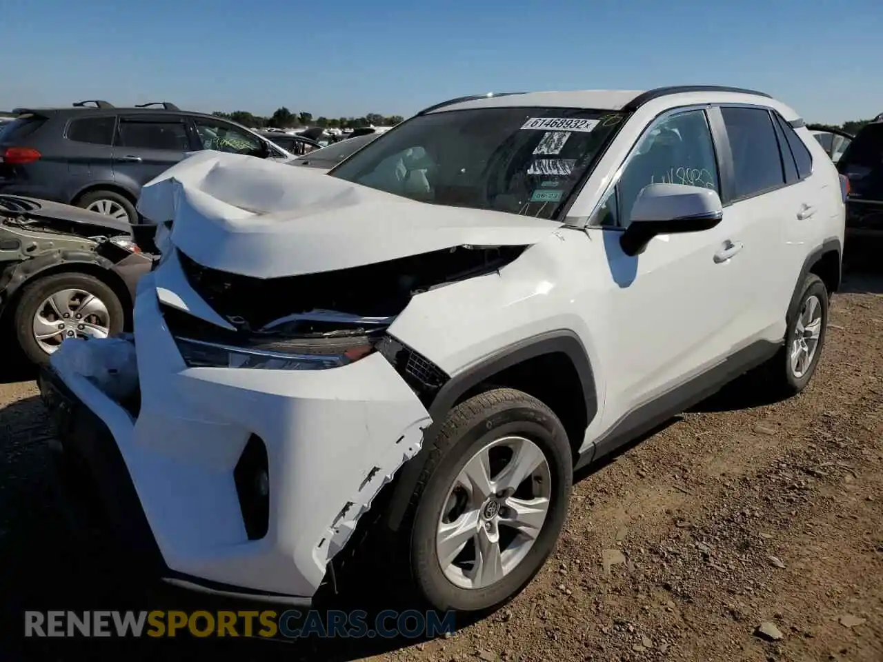 2 Photograph of a damaged car 2T3W1RFVXMW161830 TOYOTA RAV4 2021