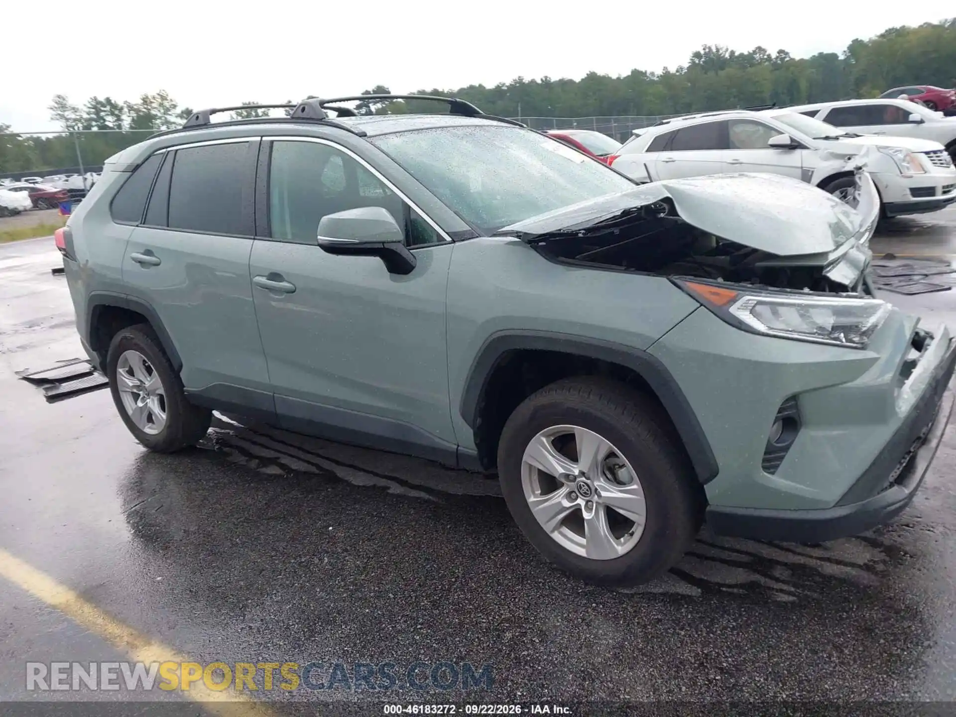 1 Photograph of a damaged car 2T3W1RFVXMW165277 TOYOTA RAV4 2021