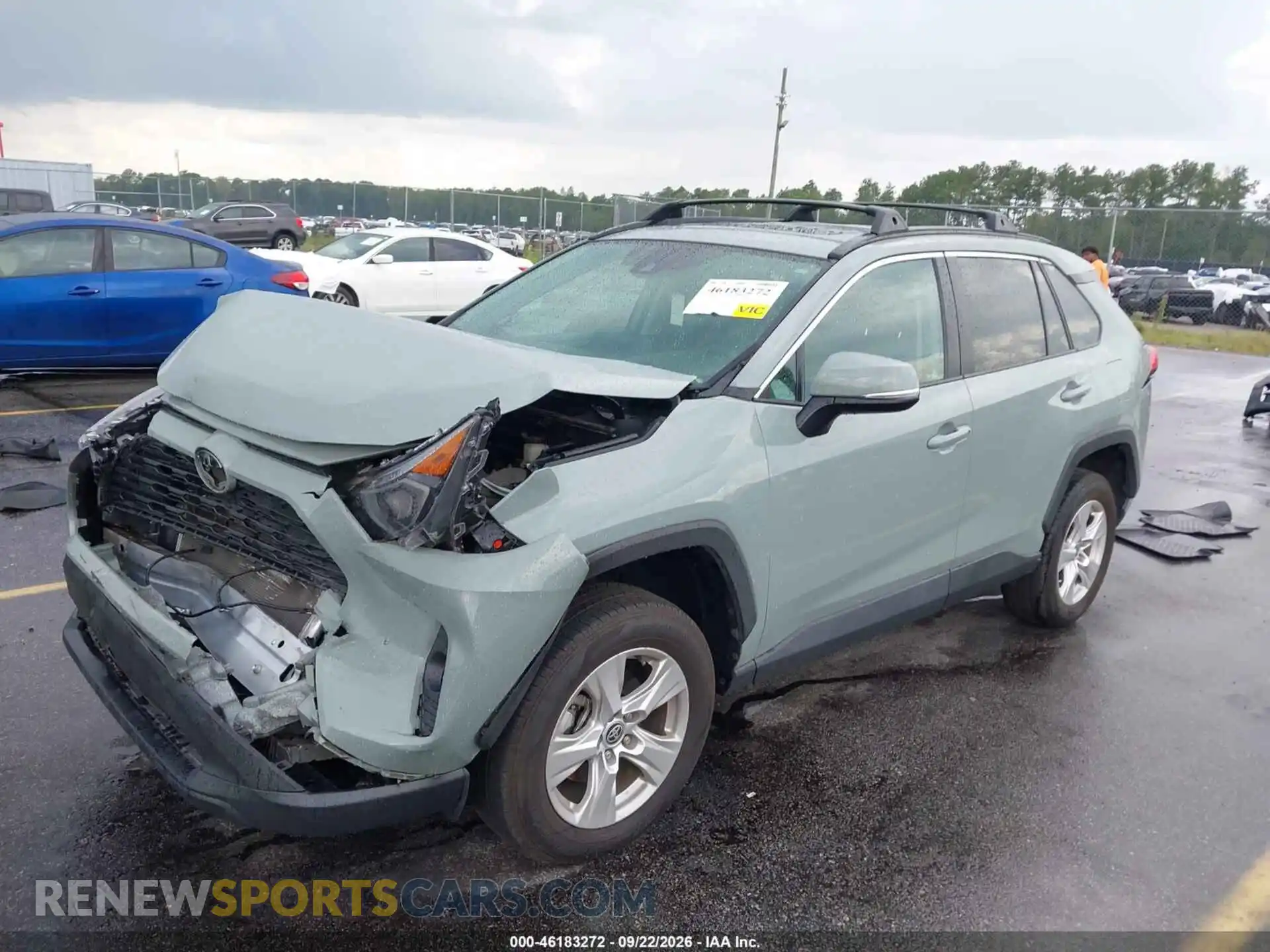 2 Photograph of a damaged car 2T3W1RFVXMW165277 TOYOTA RAV4 2021