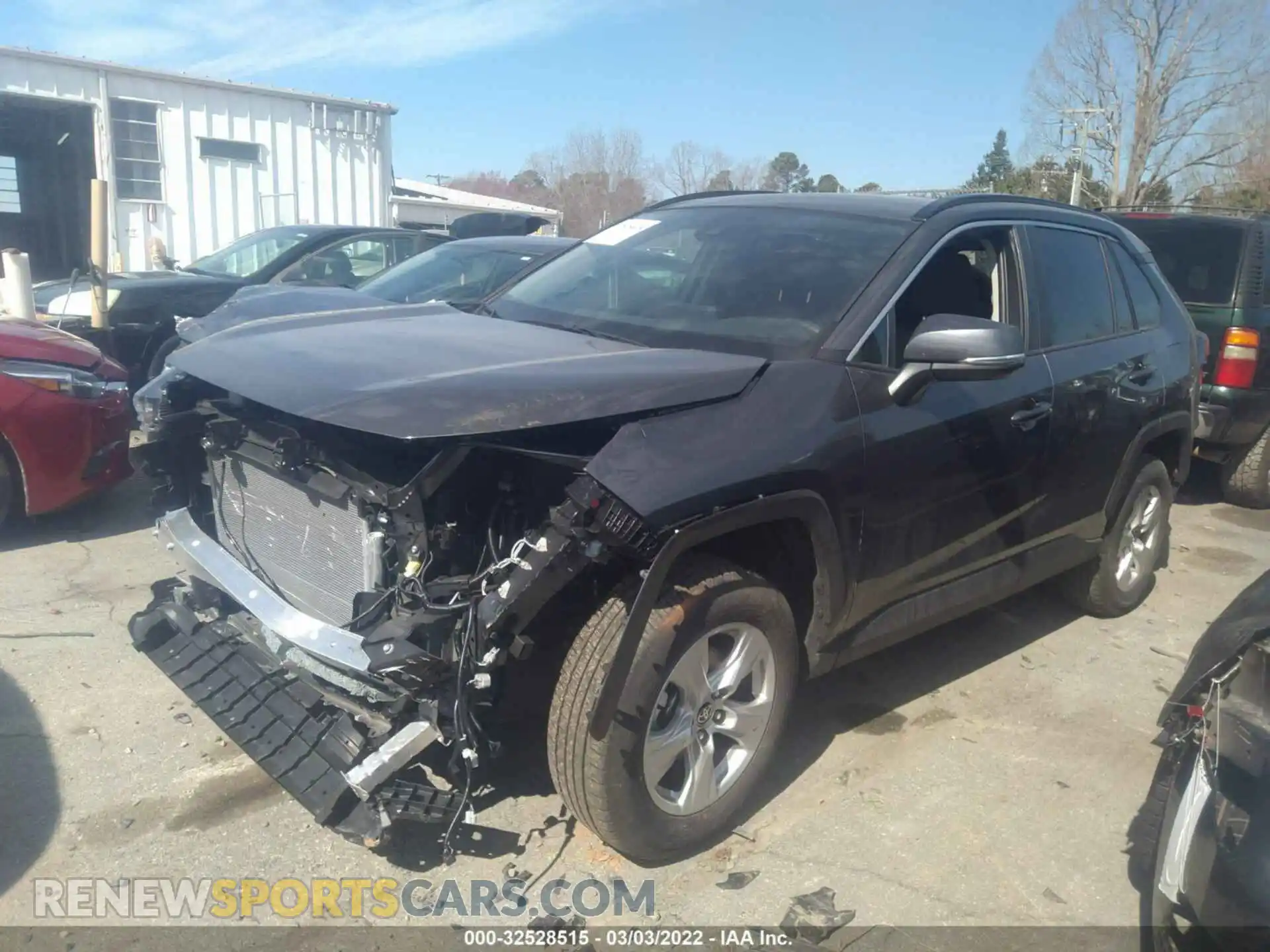 2 Photograph of a damaged car 2T3W1RFVXMW172925 TOYOTA RAV4 2021