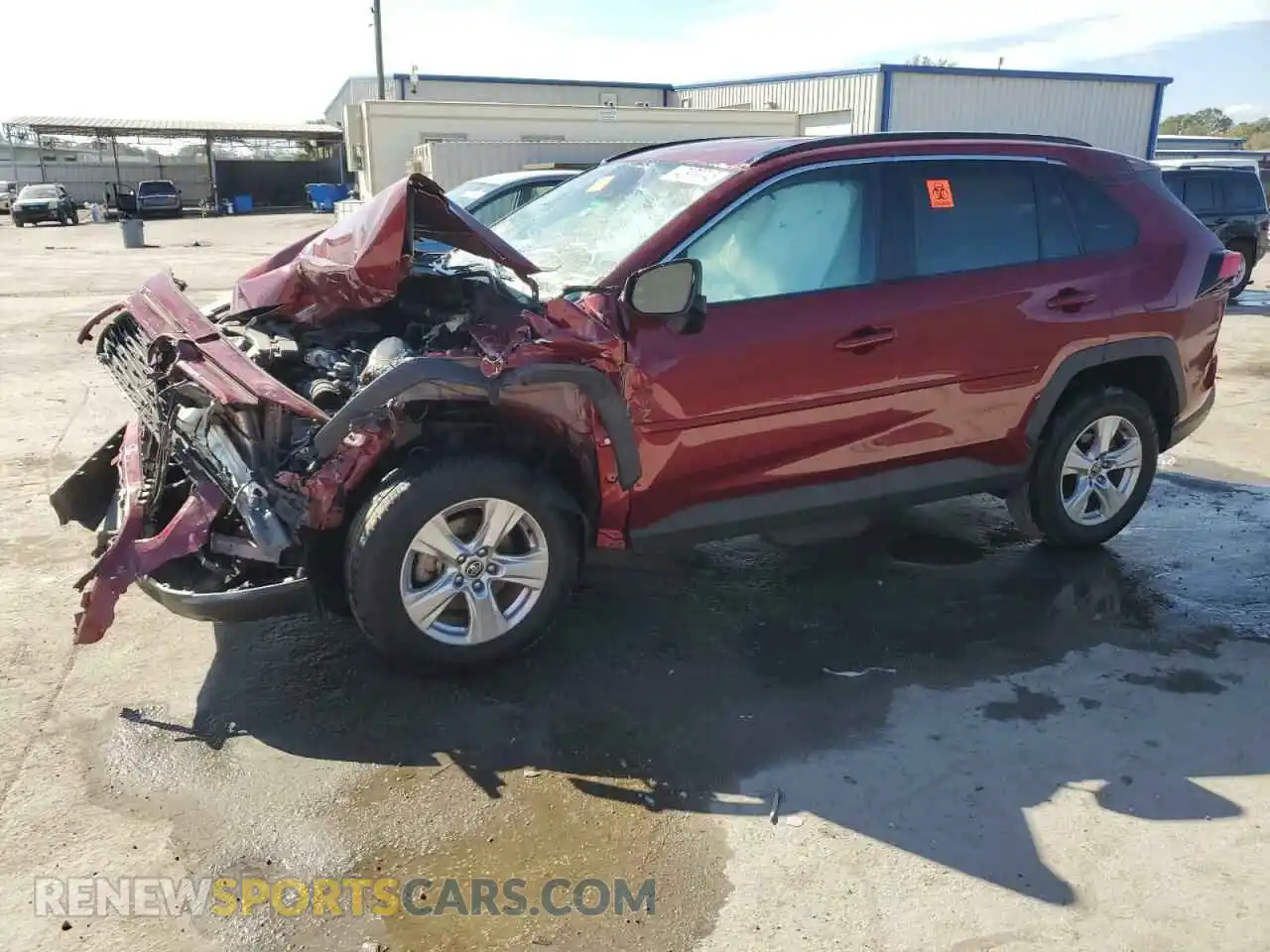 1 fotografías del automóvil dañado 2T3W1RFVXMW174349 TOYOTA RAV4 2021
