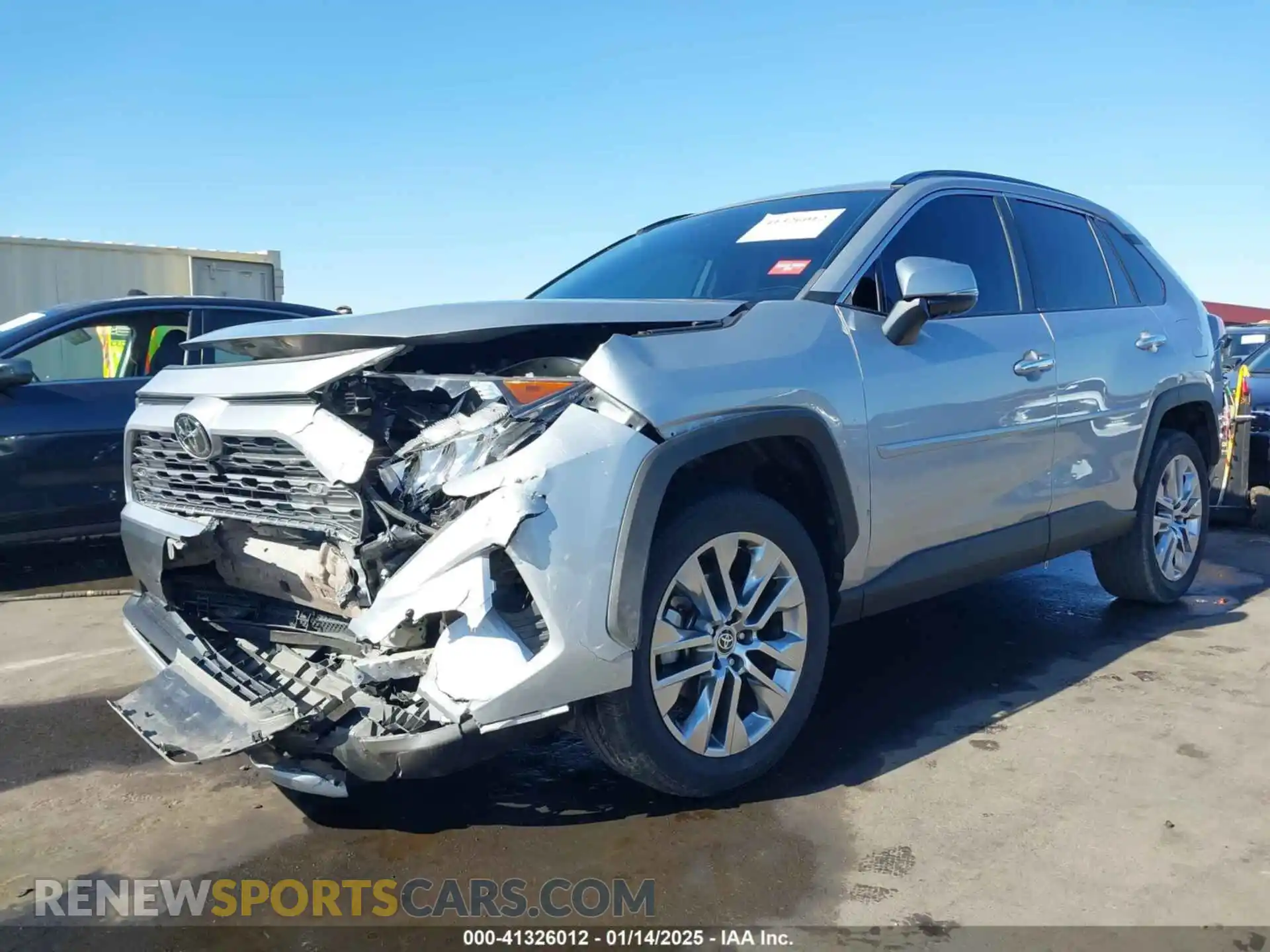 2 Photograph of a damaged car 2T3Y1RFV0MW180928 TOYOTA RAV4 2021