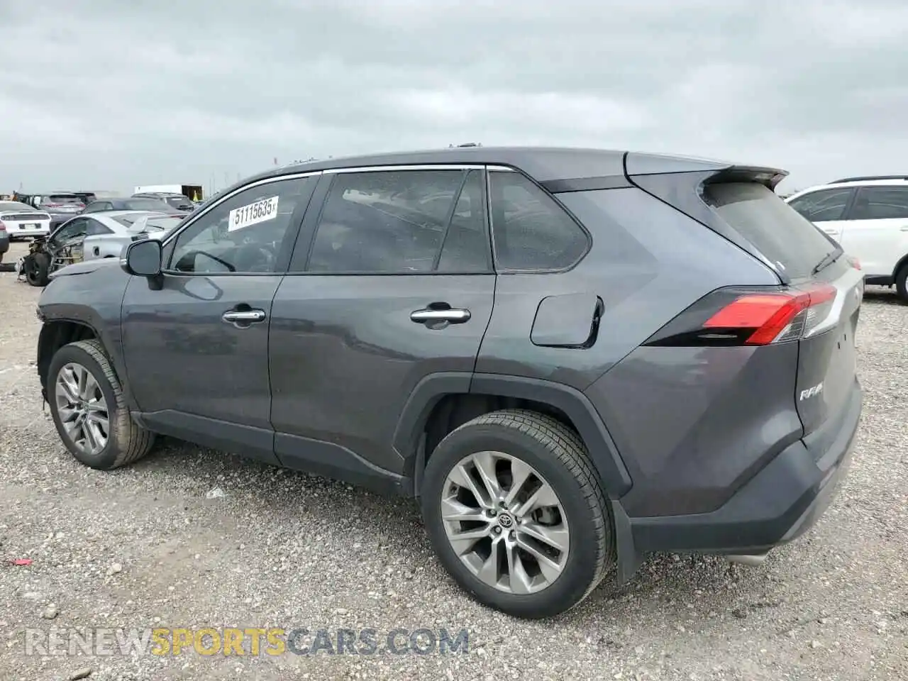 2 Photograph of a damaged car 2T3Y1RFV2MW173124 TOYOTA RAV4 2021