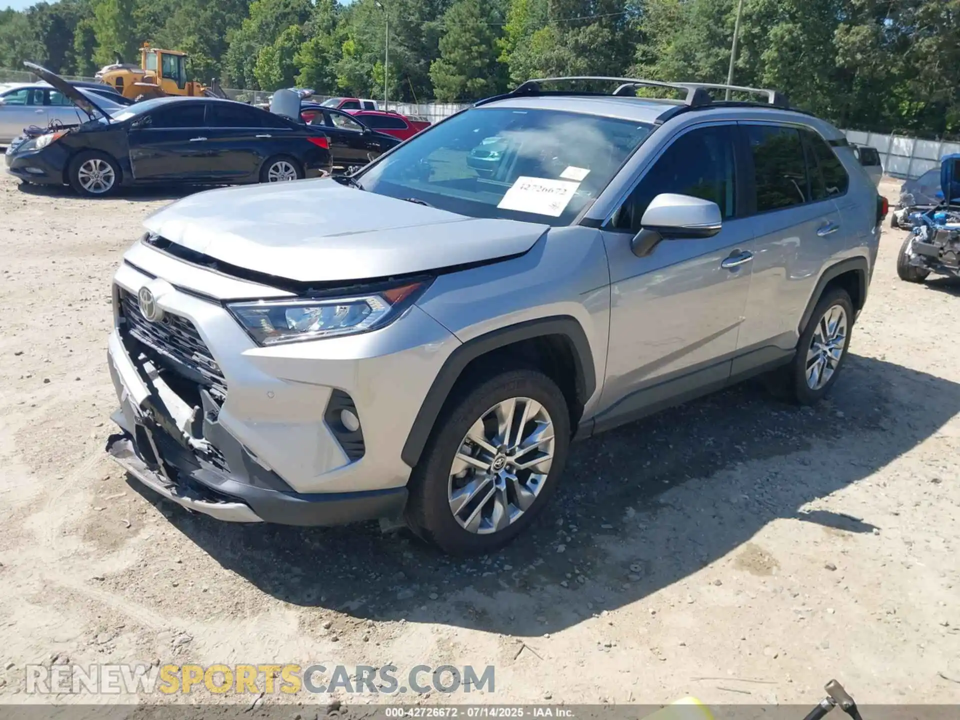2 Photograph of a damaged car 2T3Y1RFV3MC135662 TOYOTA RAV4 2021