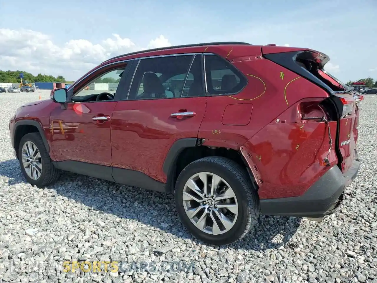 2 Photograph of a damaged car 2T3Y1RFV7MW144508 TOYOTA RAV4 2021
