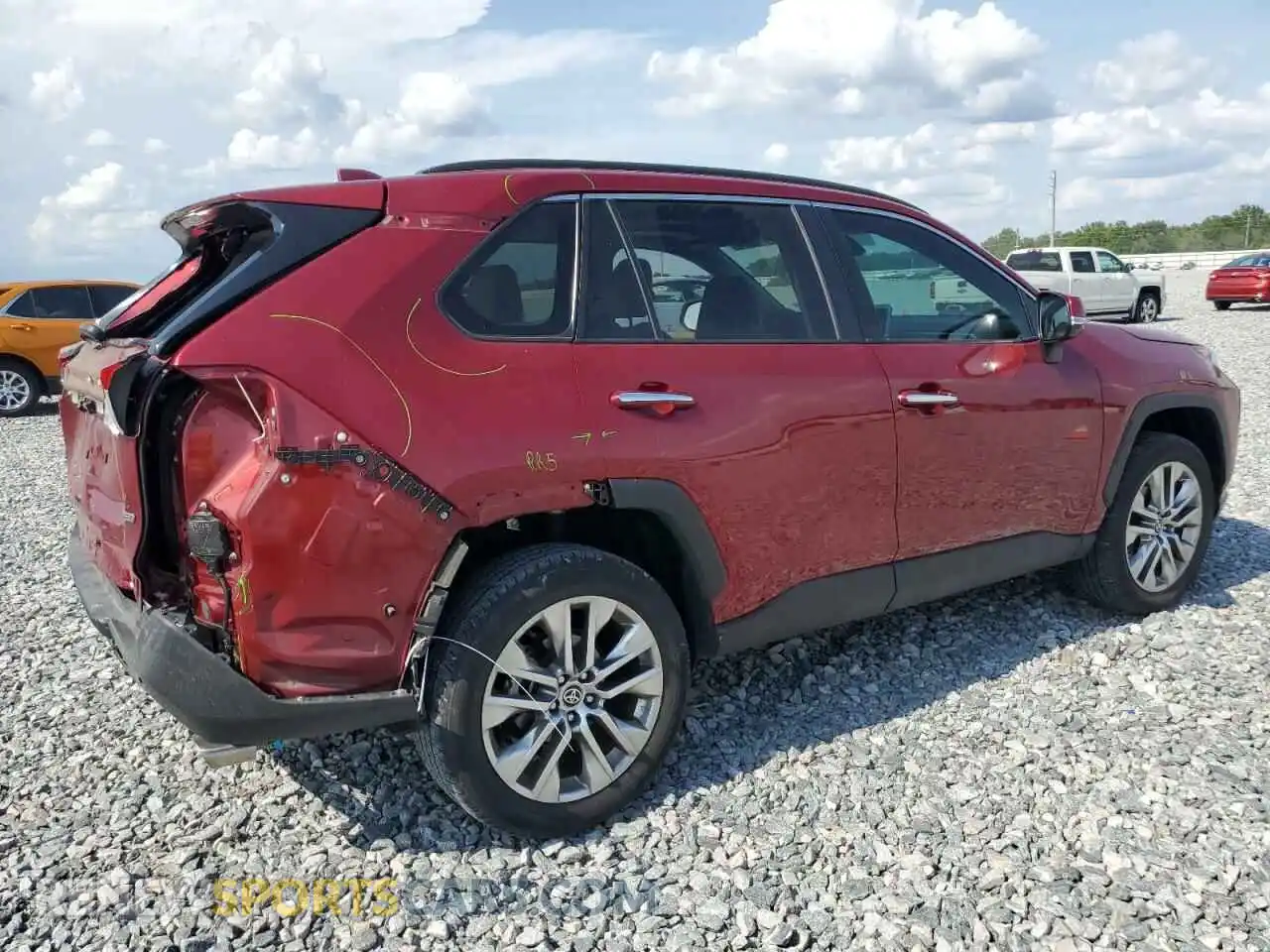 3 Photograph of a damaged car 2T3Y1RFV7MW144508 TOYOTA RAV4 2021
