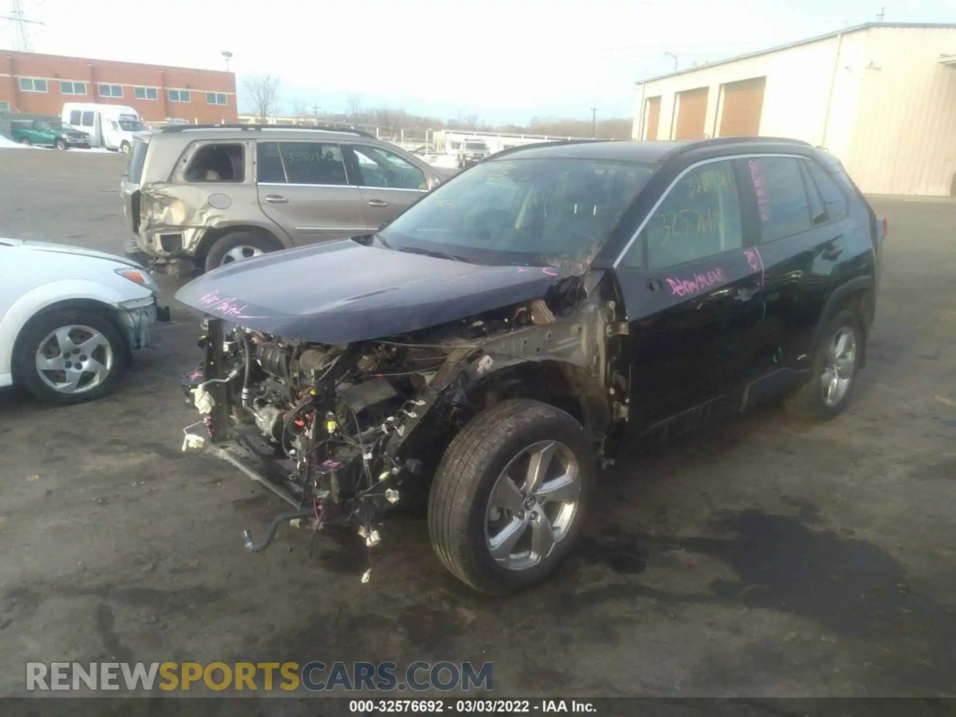 2 Photograph of a damaged car 4T3B6RFV0MU022225 TOYOTA RAV4 2021