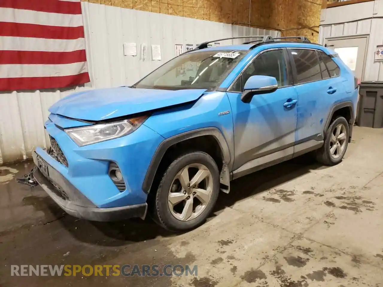 1 Photograph of a damaged car 4T3B6RFV0MU035525 TOYOTA RAV4 2021