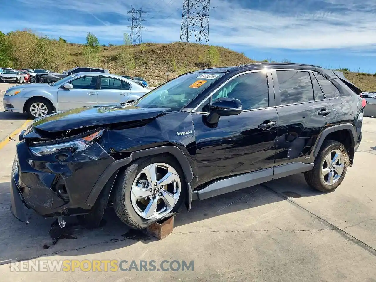 1 Photograph of a damaged car 4T3B6RFV0MU048131 TOYOTA RAV4 2021
