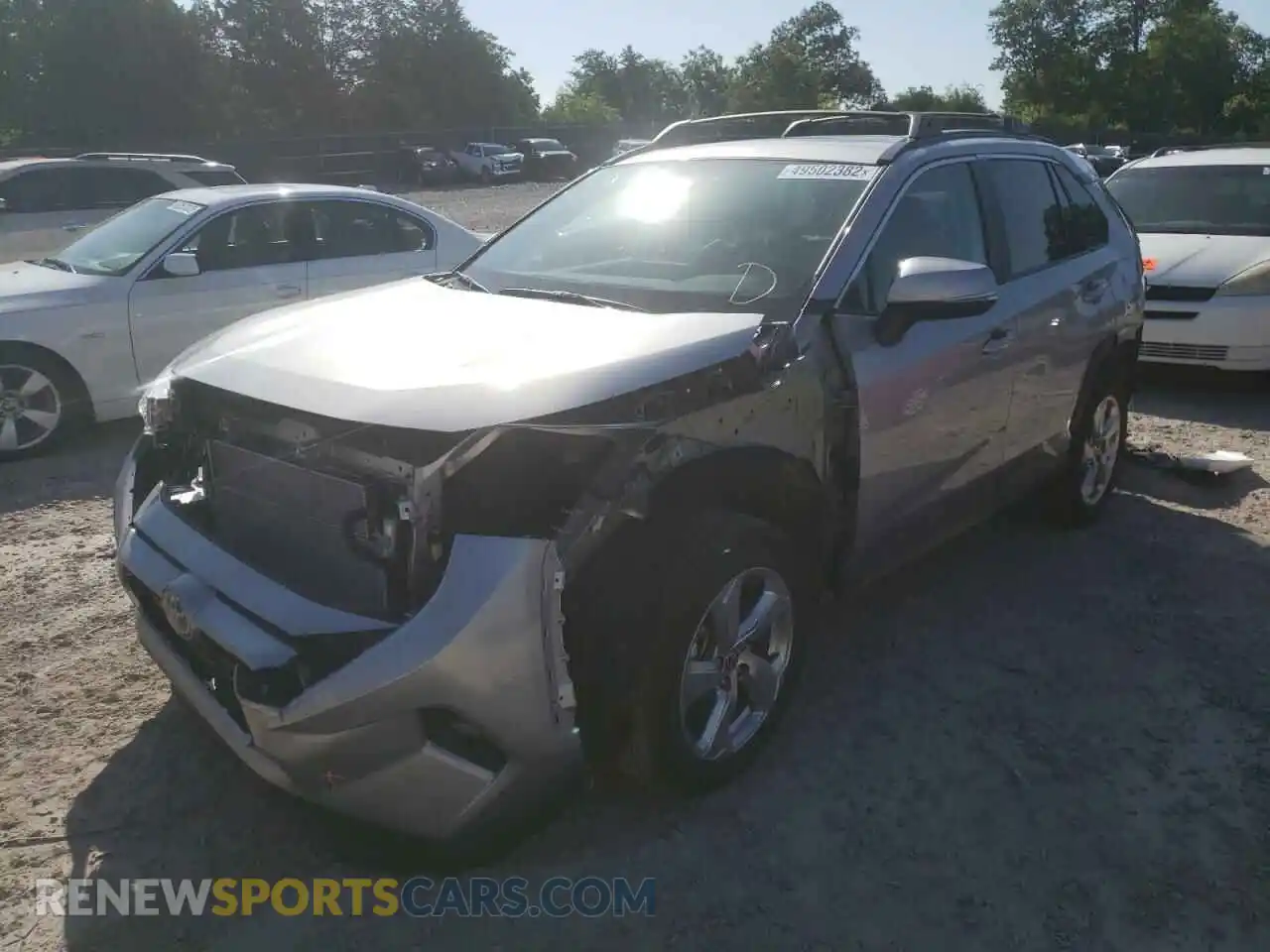 2 Photograph of a damaged car 4T3B6RFV0MU059758 TOYOTA RAV4 2021