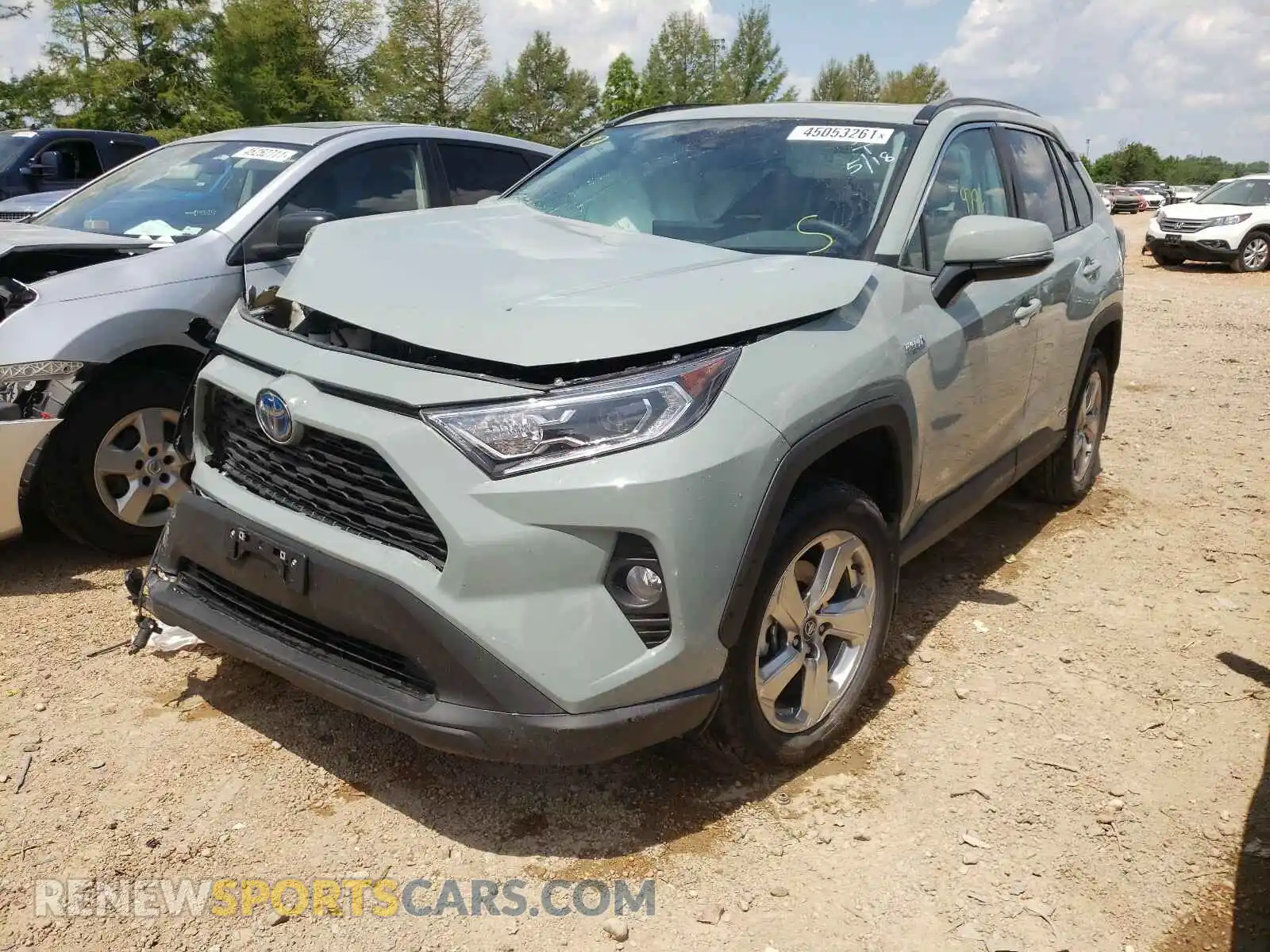 2 Photograph of a damaged car 4T3B6RFV1MU009564 TOYOTA RAV4 2021