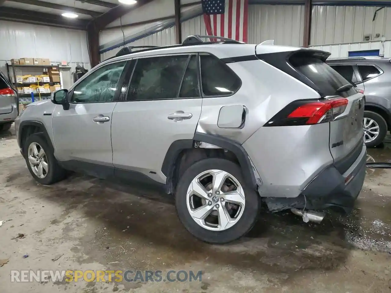 2 fotografías del automóvil dañado 4T3B6RFV1MU023125 TOYOTA RAV4 2021