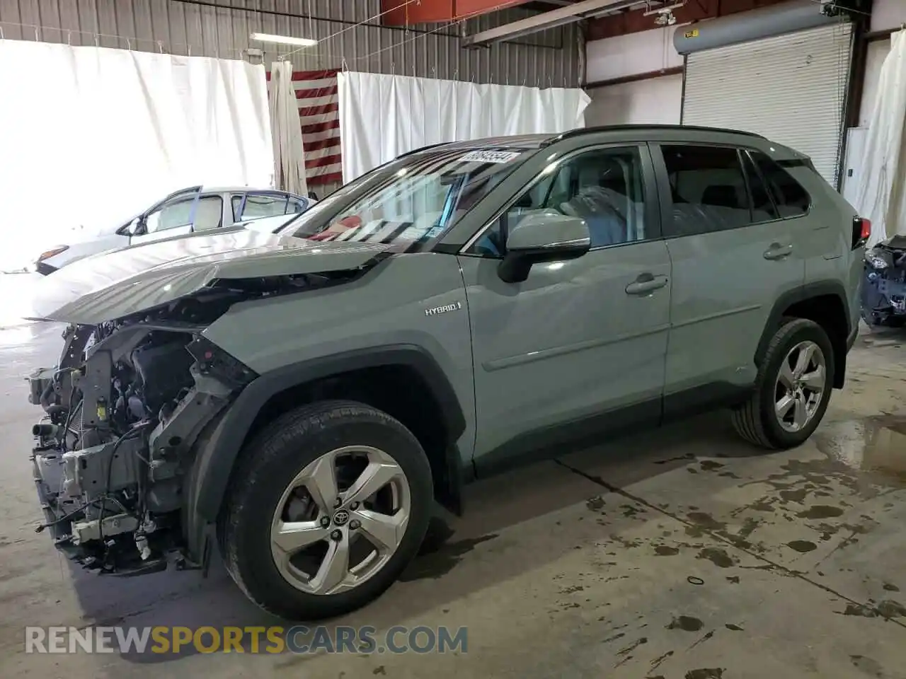 1 Photograph of a damaged car 4T3B6RFV1MU034741 TOYOTA RAV4 2021