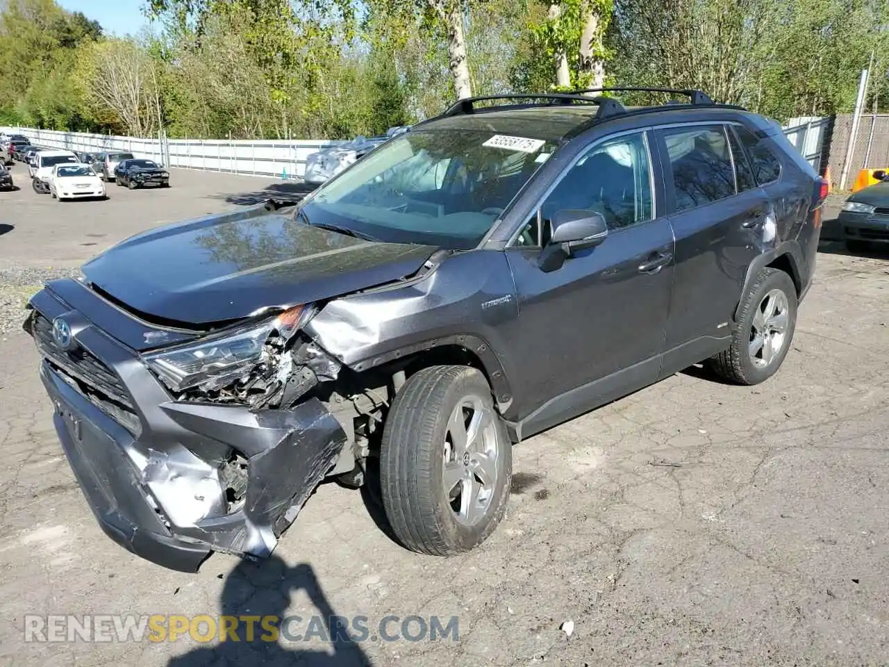 1 Photograph of a damaged car 4T3B6RFV1MU042547 TOYOTA RAV4 2021