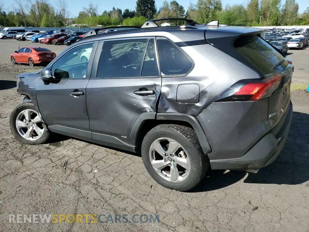 2 Photograph of a damaged car 4T3B6RFV1MU042547 TOYOTA RAV4 2021