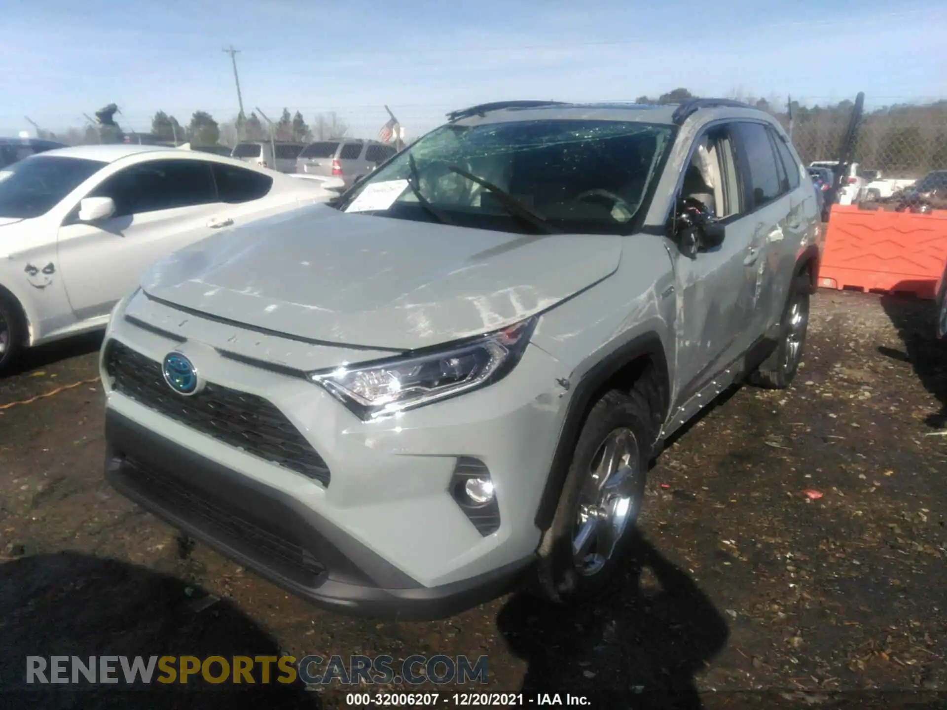 2 Фотография поврежденного автомобиля 4T3B6RFV2MU035252 TOYOTA RAV4 2021