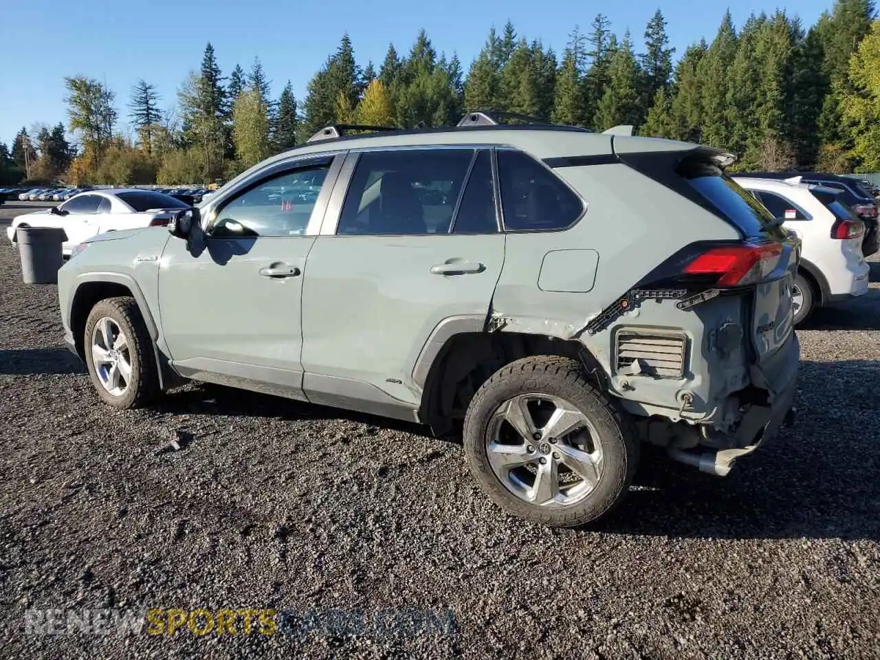 2 Photograph of a damaged car 4T3B6RFV3MU037768 TOYOTA RAV4 2021