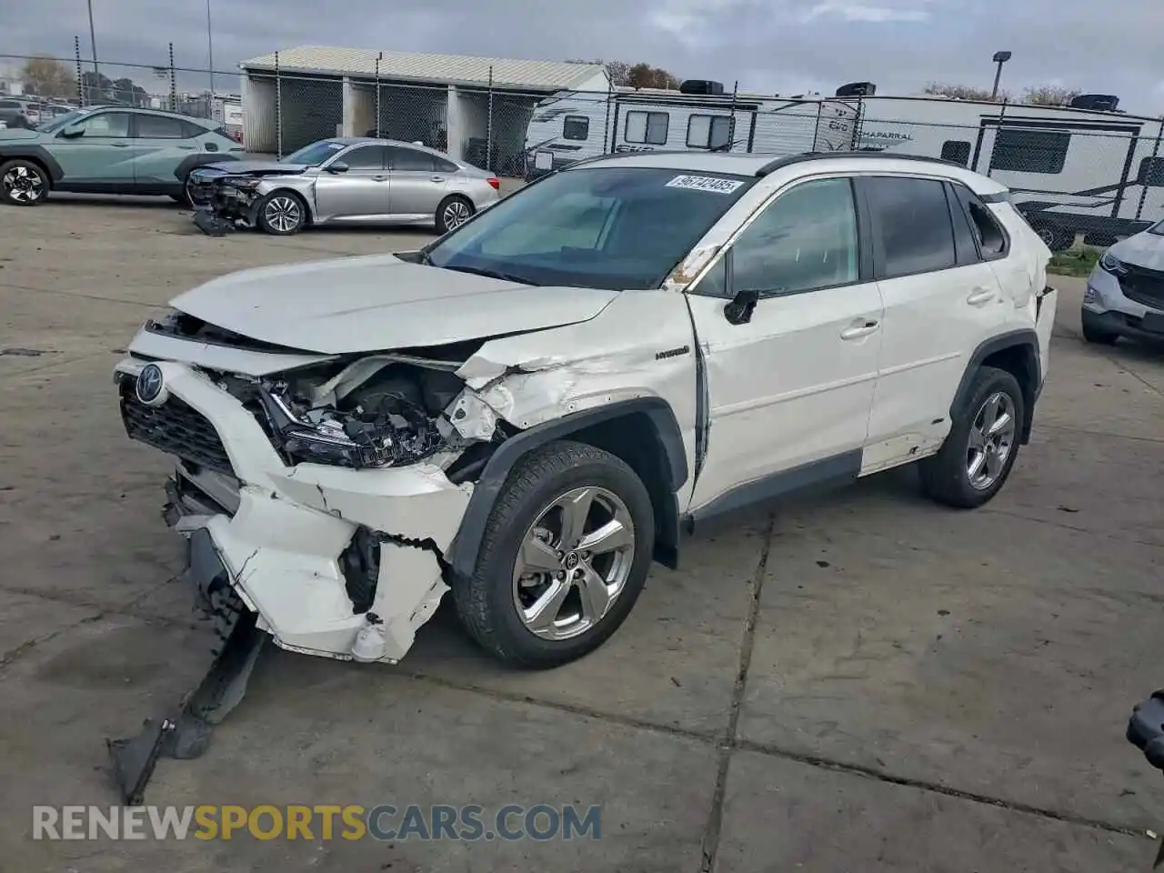 1 Photograph of a damaged car 4T3B6RFV3MU045126 TOYOTA RAV4 2021