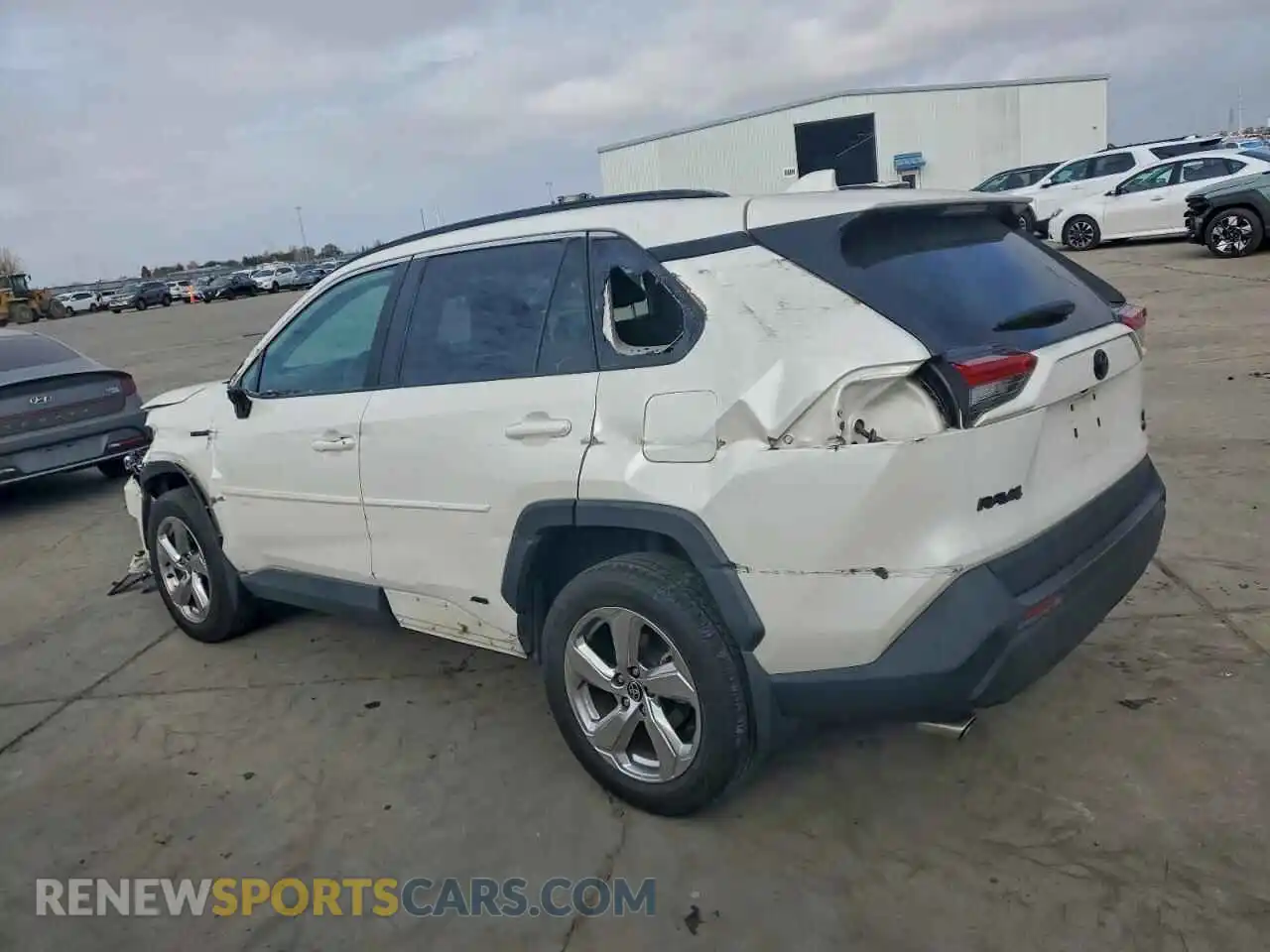 2 Photograph of a damaged car 4T3B6RFV3MU045126 TOYOTA RAV4 2021