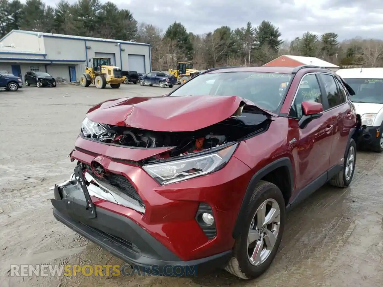 2 Photograph of a damaged car 4T3B6RFV3MU045899 TOYOTA RAV4 2021
