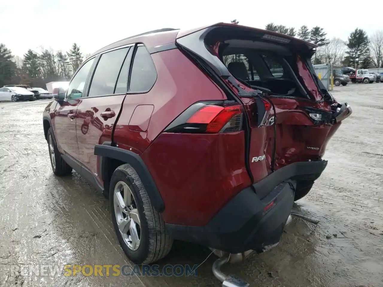 3 Photograph of a damaged car 4T3B6RFV3MU045899 TOYOTA RAV4 2021