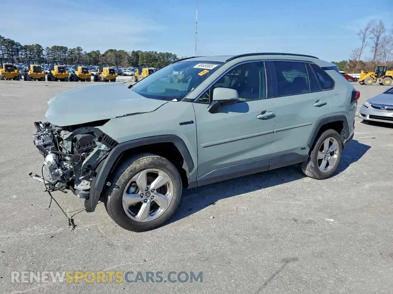 1 Photograph of a damaged car 4T3B6RFV3MU064033 TOYOTA RAV4 2021